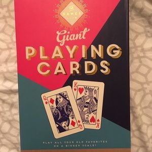 🌻Giant playing cards NWOT